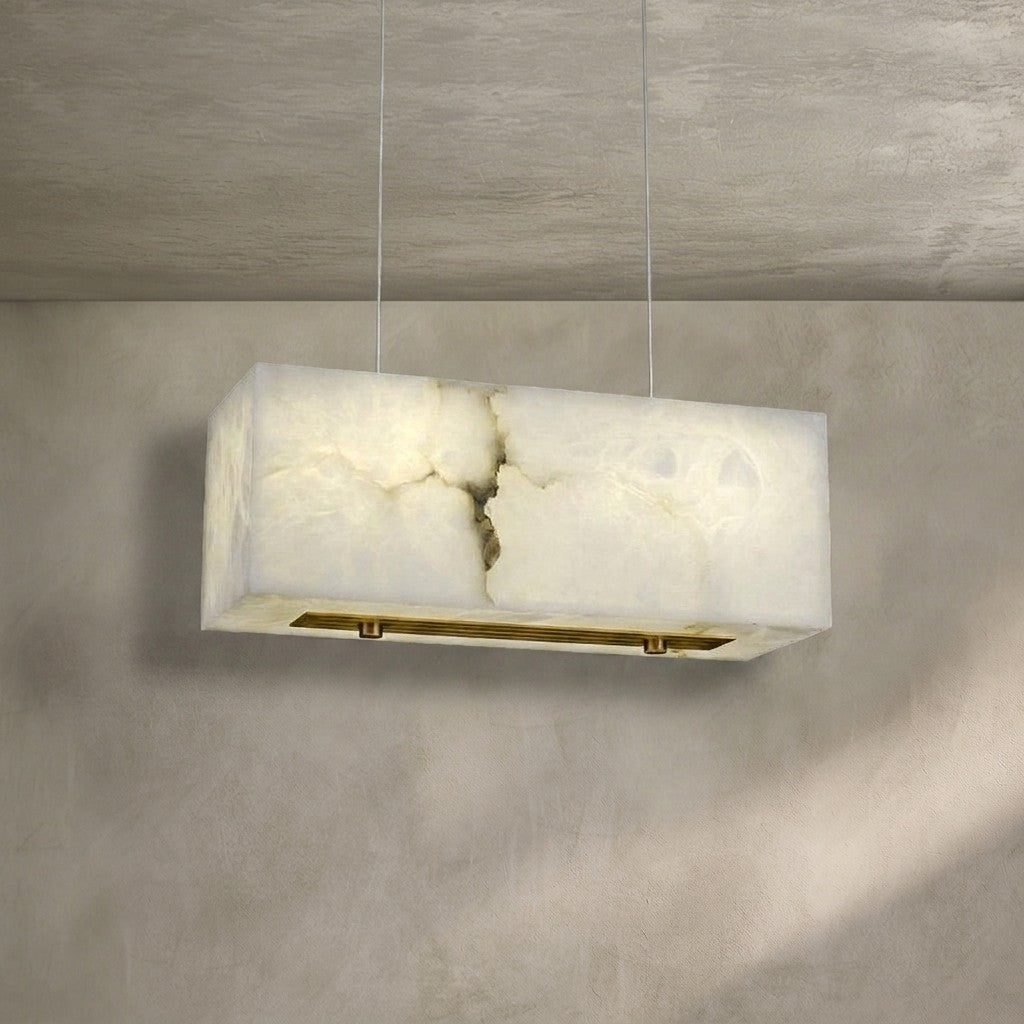 Natural Marble Dining Room Chandelier