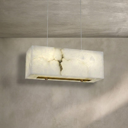 Natural Marble Dining Room Chandelier
