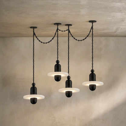 Orbital Drift Chain Chandelier
