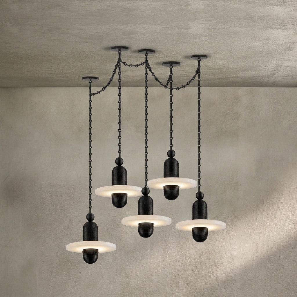 Orbital Drift Chain Chandelier