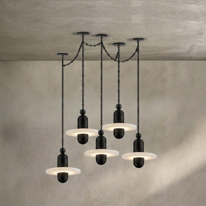 Orbital Drift Chain Chandelier