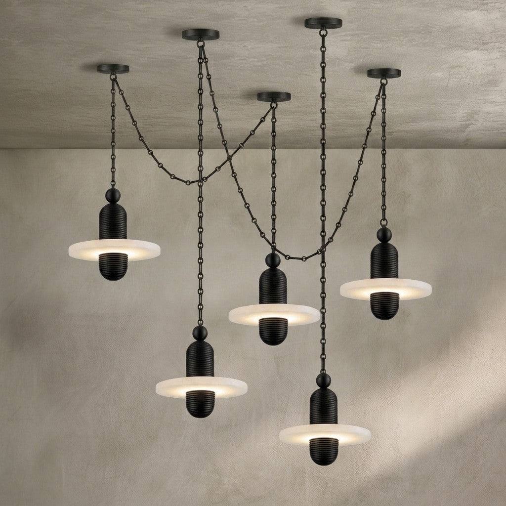 Orbital Drift Chain Chandelier