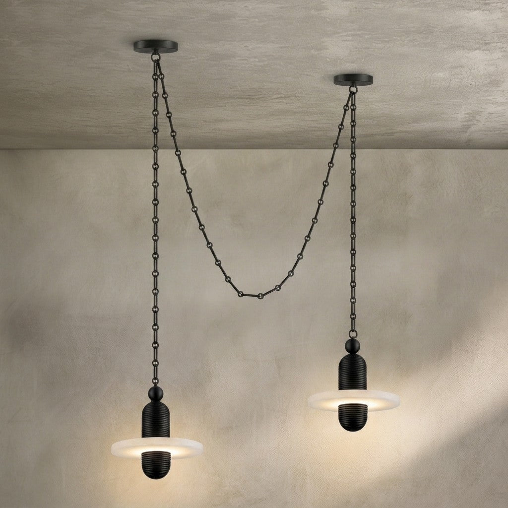 Orbital Drift Chain Chandelier