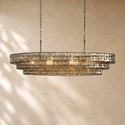 Ghiacci Oval Chandelier