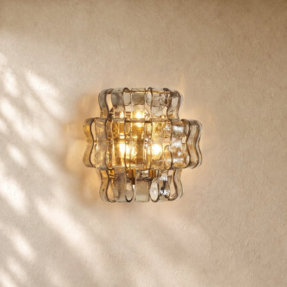 Ghiacci Glass Wall Sconce