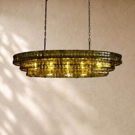 Ghiacci Oval Chandelier