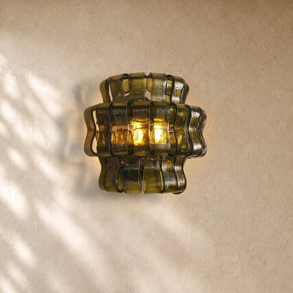 Ghiacci Glass Wall Sconce