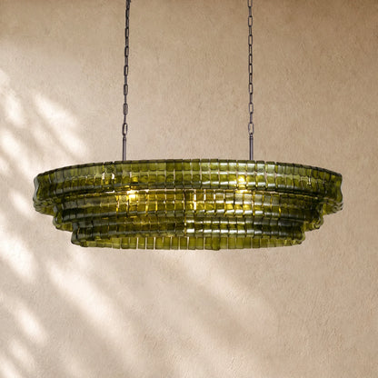 Ghiacci Oval Chandelier