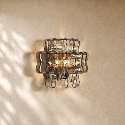 Ghiacci Glass Wall Sconce
