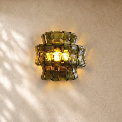 Ghiacci Glass Wall Sconce