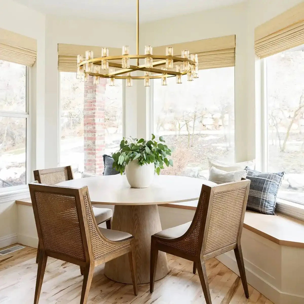 Reger Round Chandelier 36" 48" 60" for Dining Room-chandelier for bedroom,chandelier for dining room,chandelier for stairways,chandelier for foyer,chandelier for bathrooms,chandelier for living room-Morylighting-Morylighting