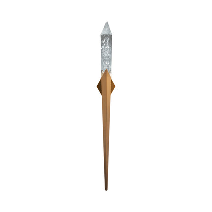 Solitude LED Wall Light in Aged Brass (70-Inch).
