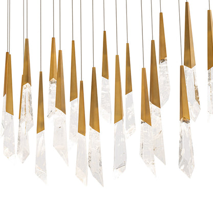 Solitude Linear LED Multi Pendant Light in Detail.