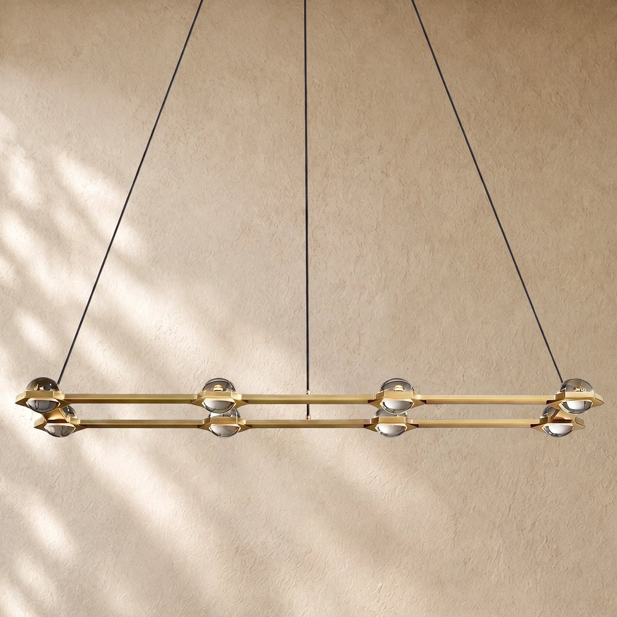 Ecletant Rectangular Chandelier