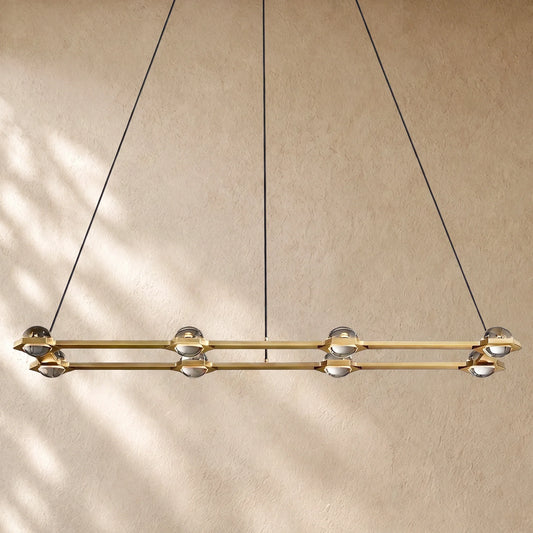 Ecletant Rectangular Chandelier