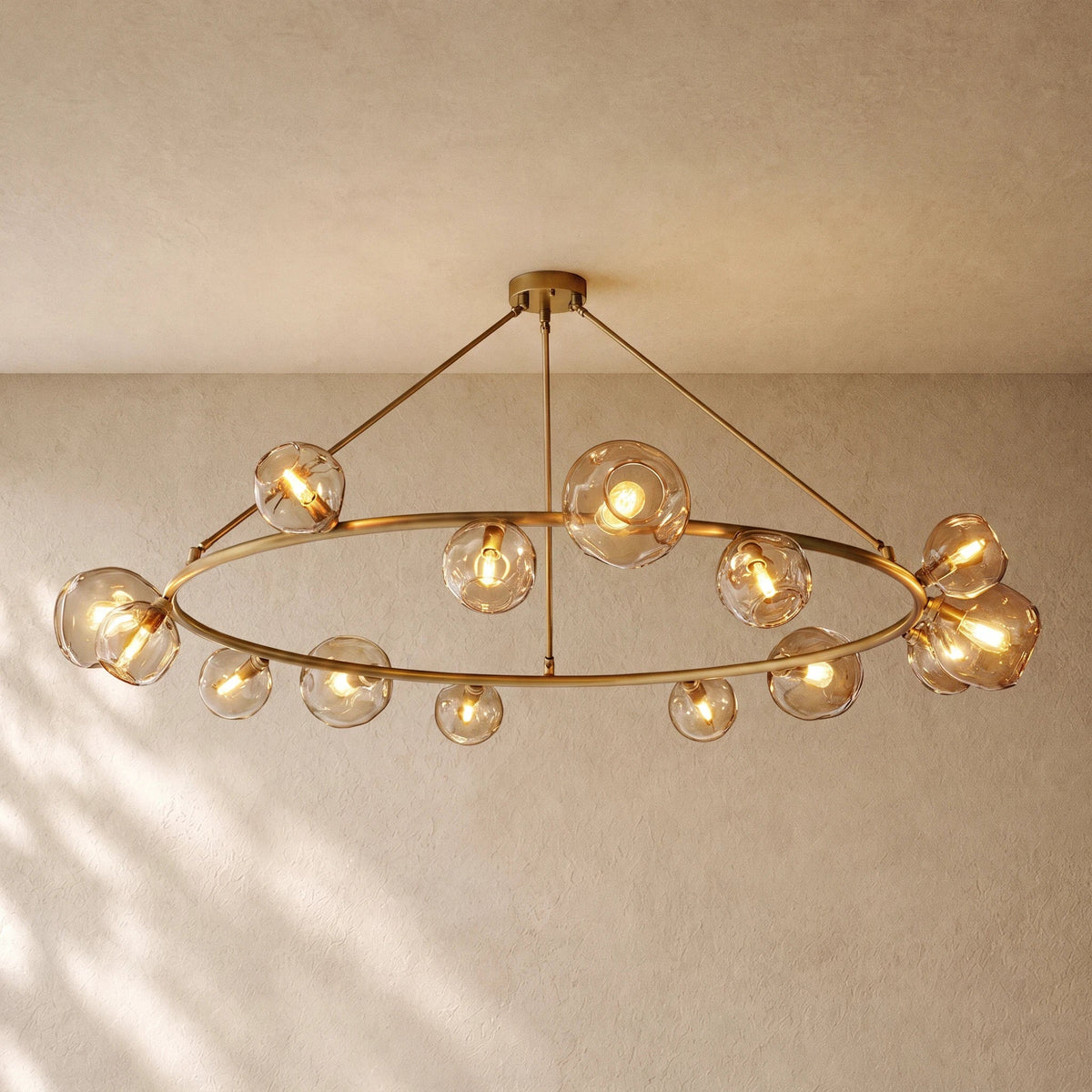 Bubble Glass Round Chandelier