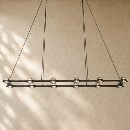 Ecletant Rectangular Chandelier