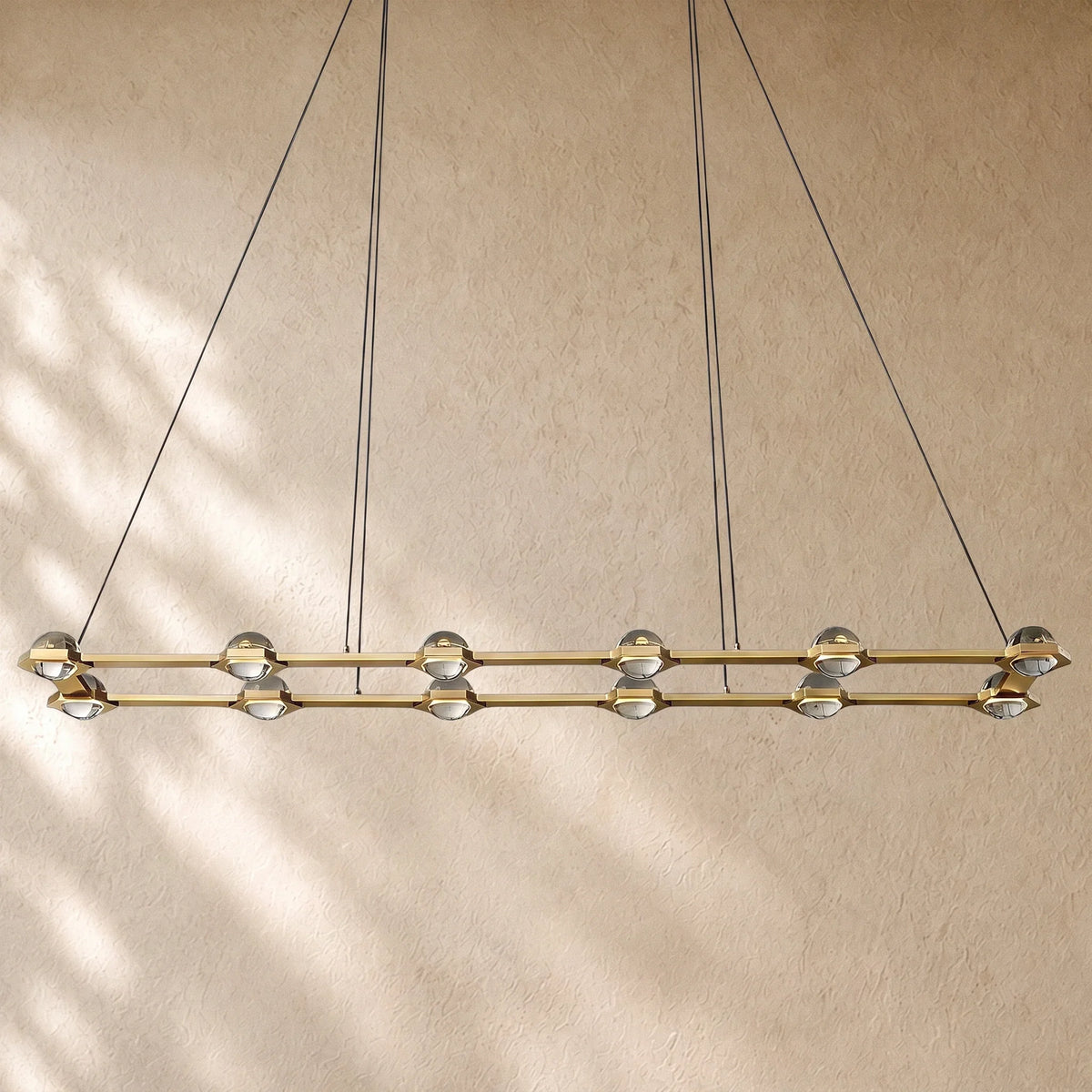 Ecletant Rectangular Chandelier