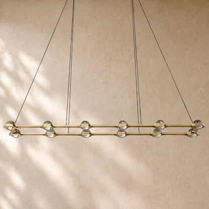 Ecletant Rectangular Chandelier