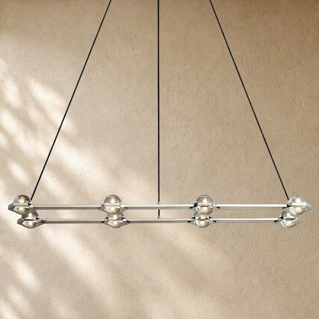 Ecletant Rectangular Chandelier