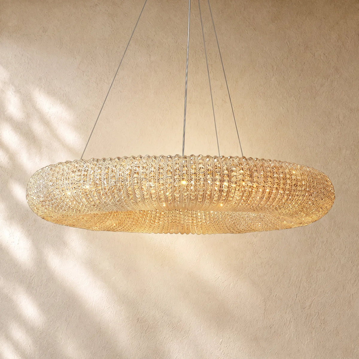 Halo Round Led Chandelier