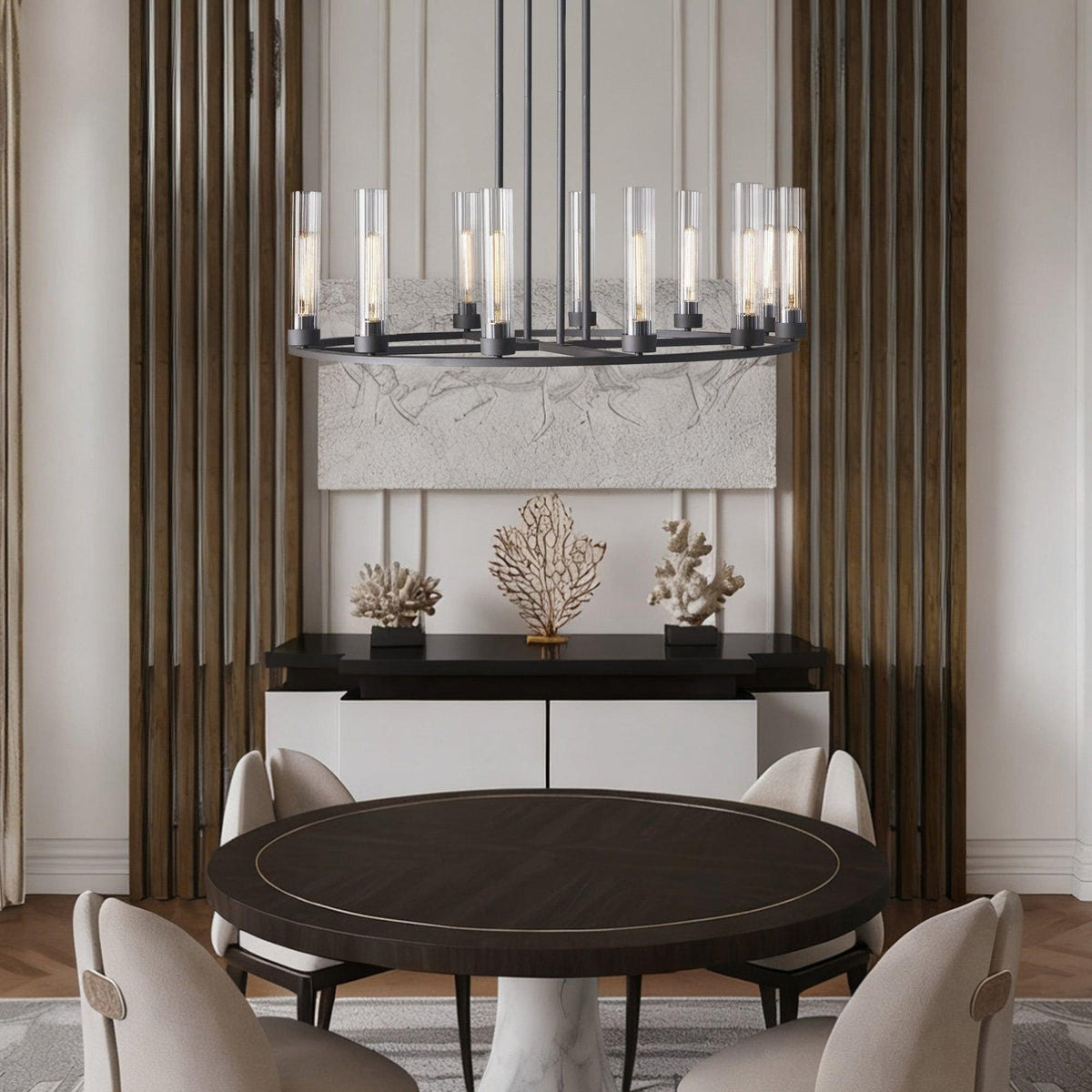 Andreass Round Chandelier 10/12 Light