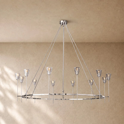 Torch de Vera Round Chandelier