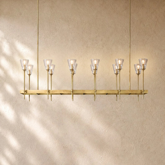 Torch De Vera Rectangular Chandelier
