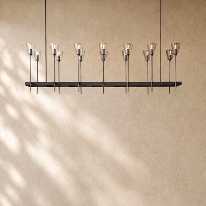 Torch De Vera Rectangular Chandelier