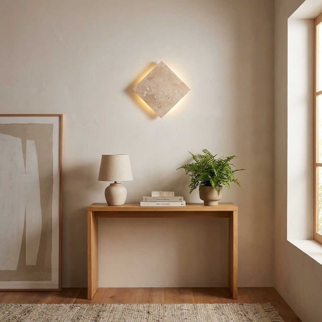 Small Marble Wall Lamp