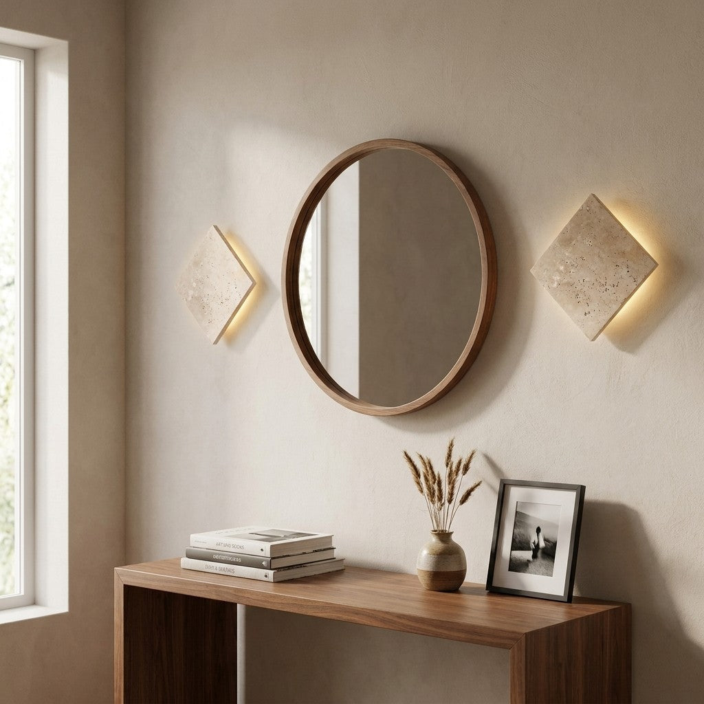 Small Marble Wall Lamp
