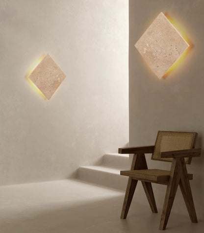 Small Marble Wall Lamp