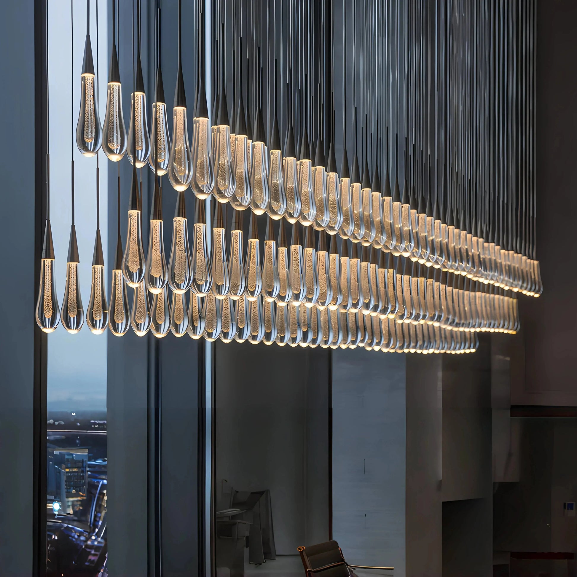 Soltaire Linear Chandelier 37" 50" 60" 70" 87" 120" | Morylighting (18)