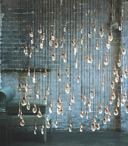 Modern Creative Seed Crystal Chandelier for Dining Room