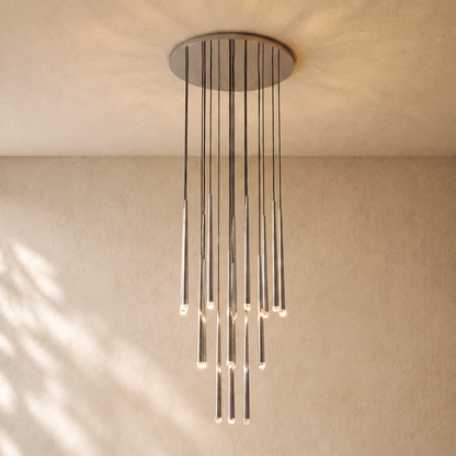 Aquitaines Round Chandelier 18", 24", 30", 48"