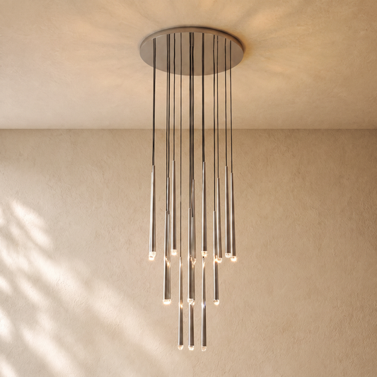 Aquitaines Round Chandelier 18", 24", 30", 48"