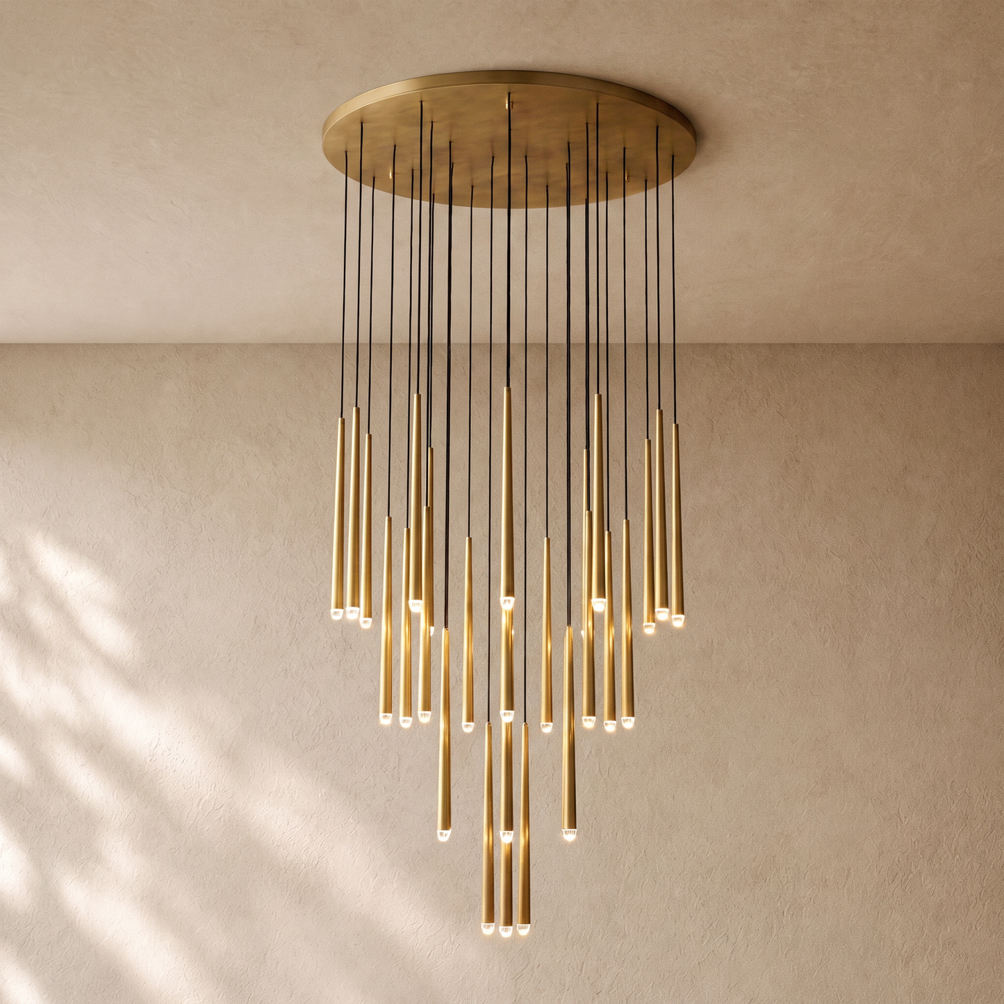 Aquitaines Round Chandelier 18", 24", 30", 48"