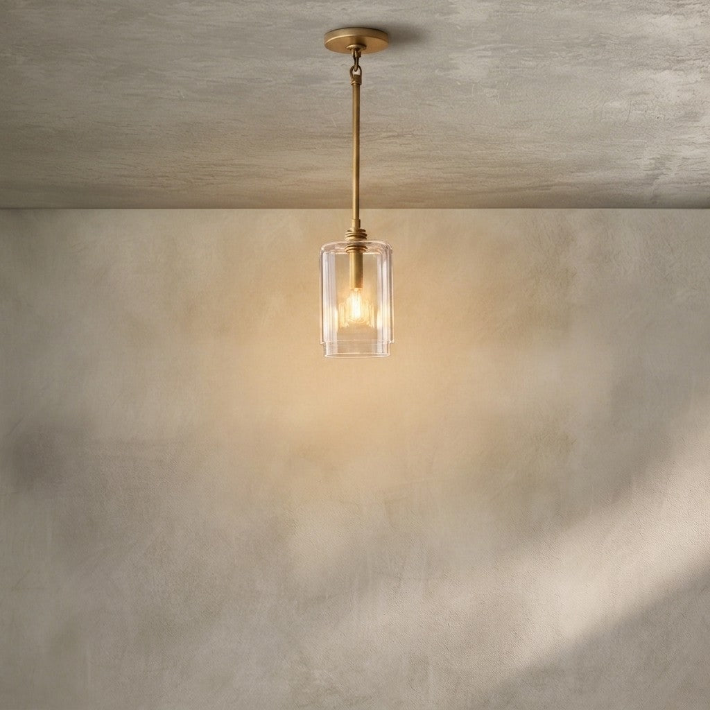 Lcaver Clear Glass Pendant