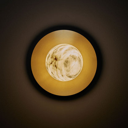 Copper Alabaster Wall Sconces