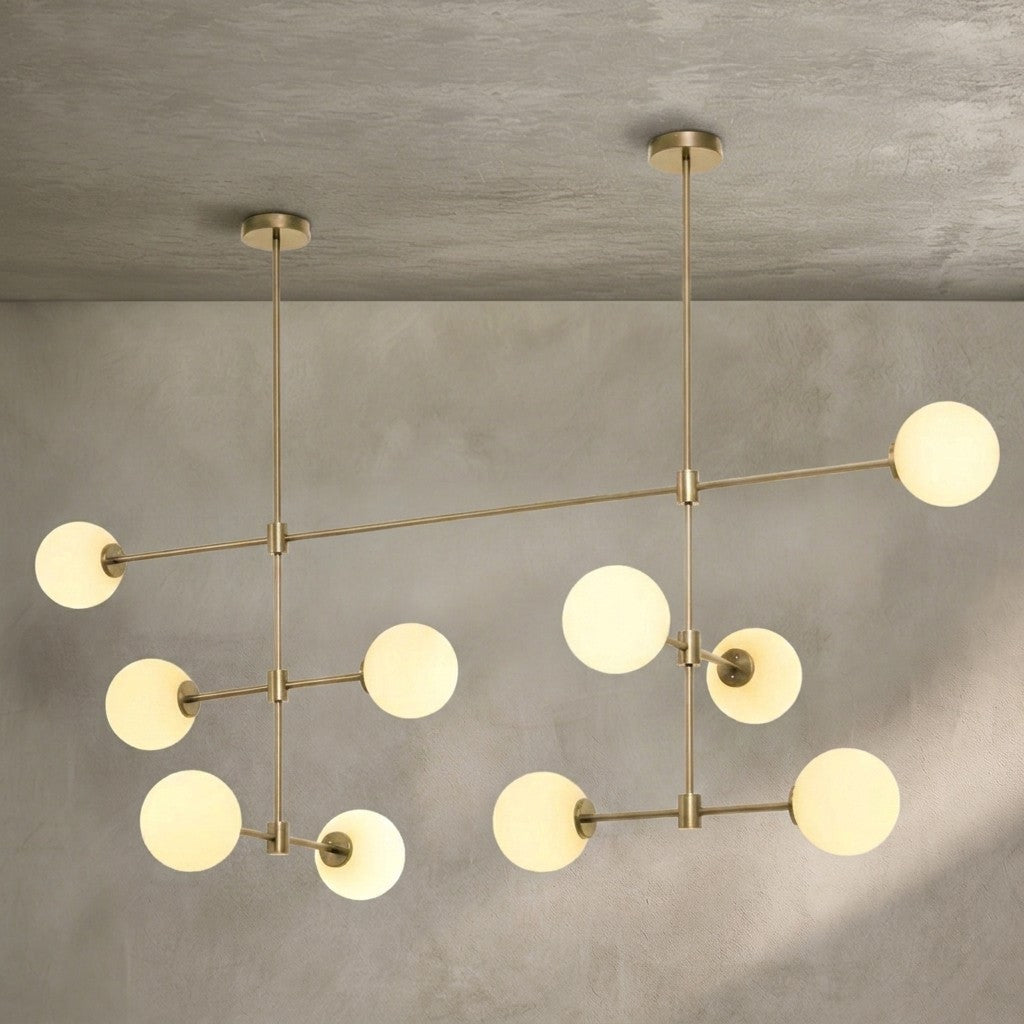 Trevi Multi Arm 6/10 (Satin Brass & Bronze)