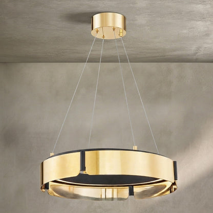 Tribeca Modern Brass Chandelier