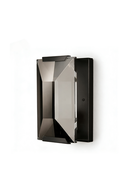 Triple Sparkling Faceted Wall Light - view 18 | morylighting