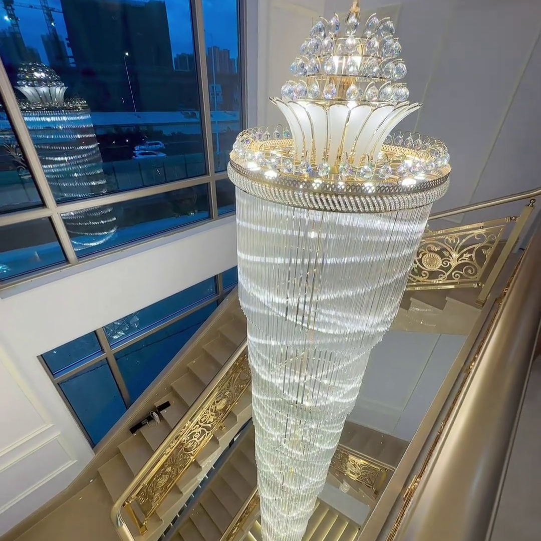 Morylighting Grand Lumina K9 Crystal Chandelier - American ballroom or formal entertaining space