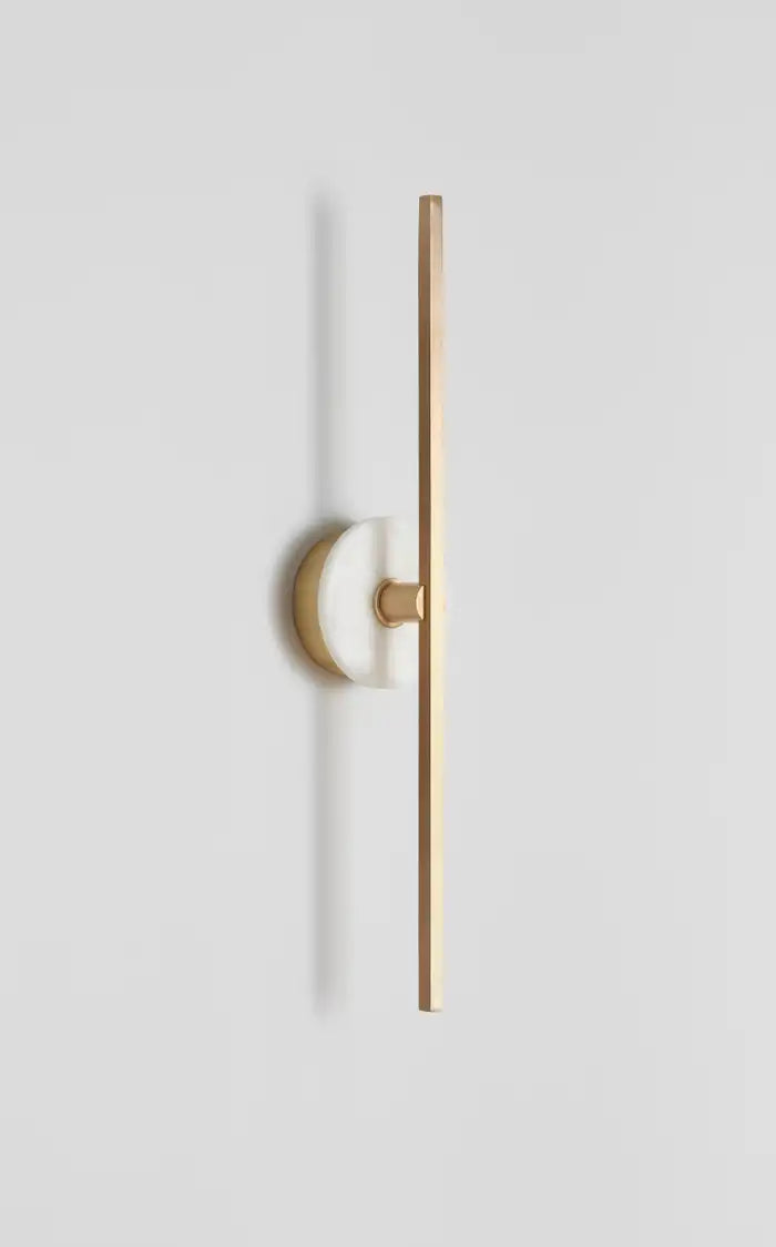 Morylighting Alabaster Radiance Wall Sconce - Background Shot