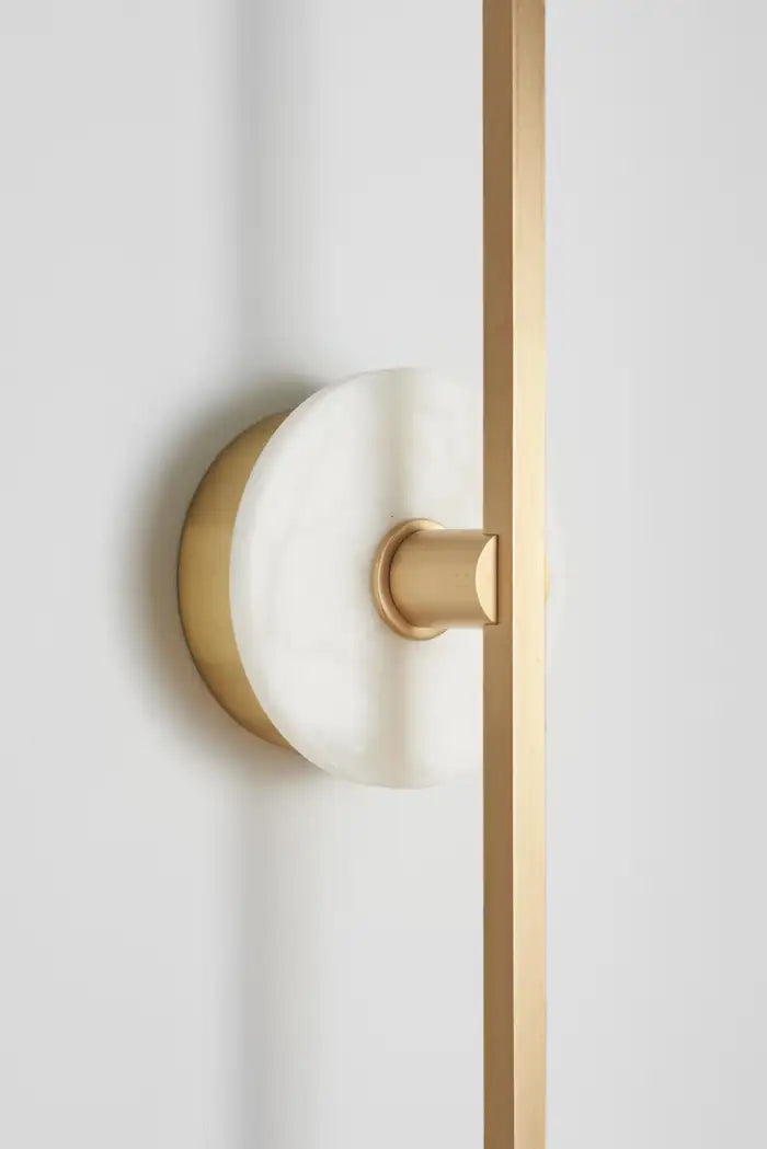 Morylighting Alabaster Radiance Wall Sconce - Background Shot