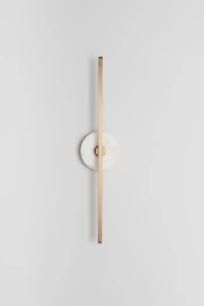 Morylighting Alabaster Radiance Wall Sconce - Background Shot