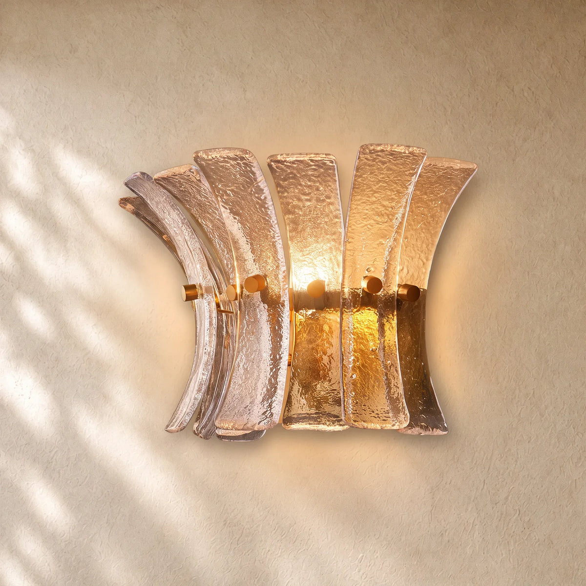 Romanion Glass Sconce 13”