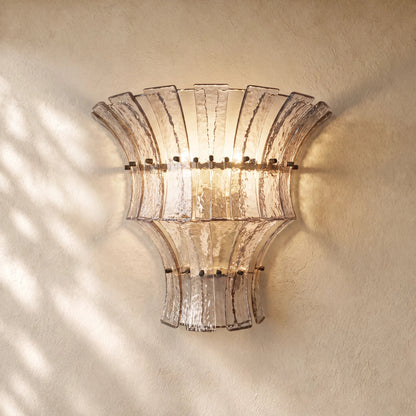 Romanion Glass Sconce 15”