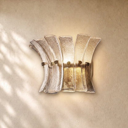 Romanion Glass Sconce 13”