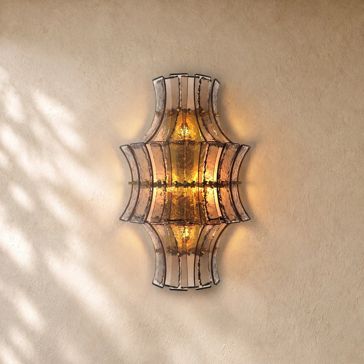 Romanion Glass Sconce 23”